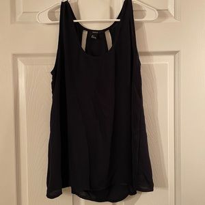 Forever 21 Black Tank Top with cut outs in Back